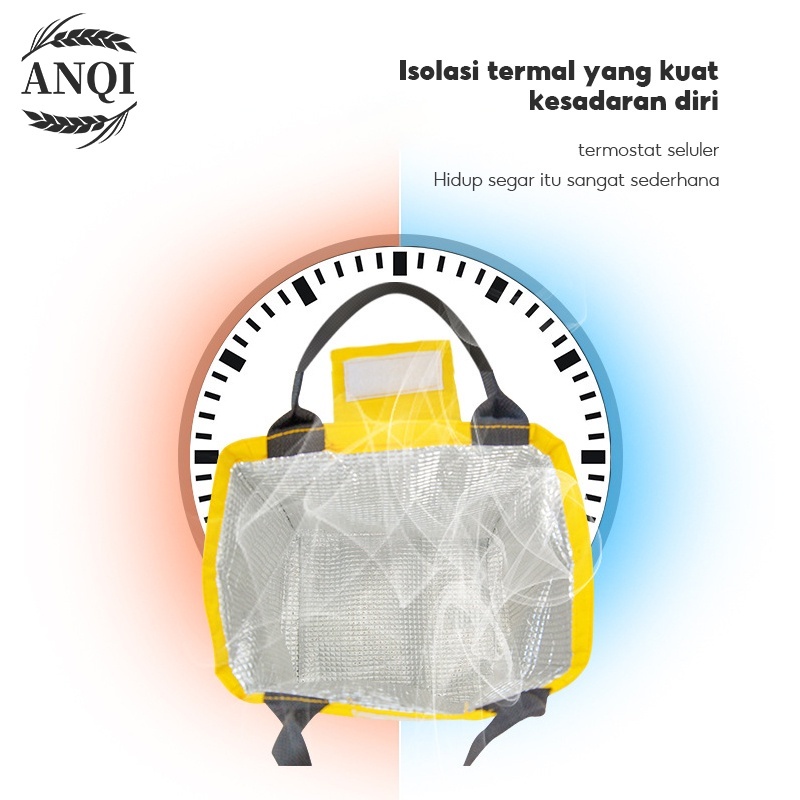 ANQI 1888 Tas Bekal Karakter Tas Makan Anti Dingin Lunch Bag Bahan Oxford Tas Bekal Anti Air VS-7