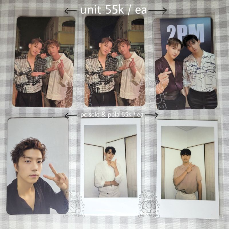2PM PC UNIT SOLO Album MUST POLA DEAR HOTTEST Jun.K Wooyoung Taecyeon Chansung