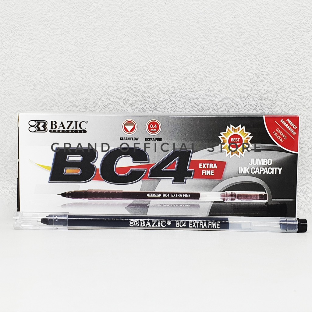 

[GRAND] BALLPOINT / PENA / PULPEN GEL BAZIC BC-4 0.5mm / 1PCS