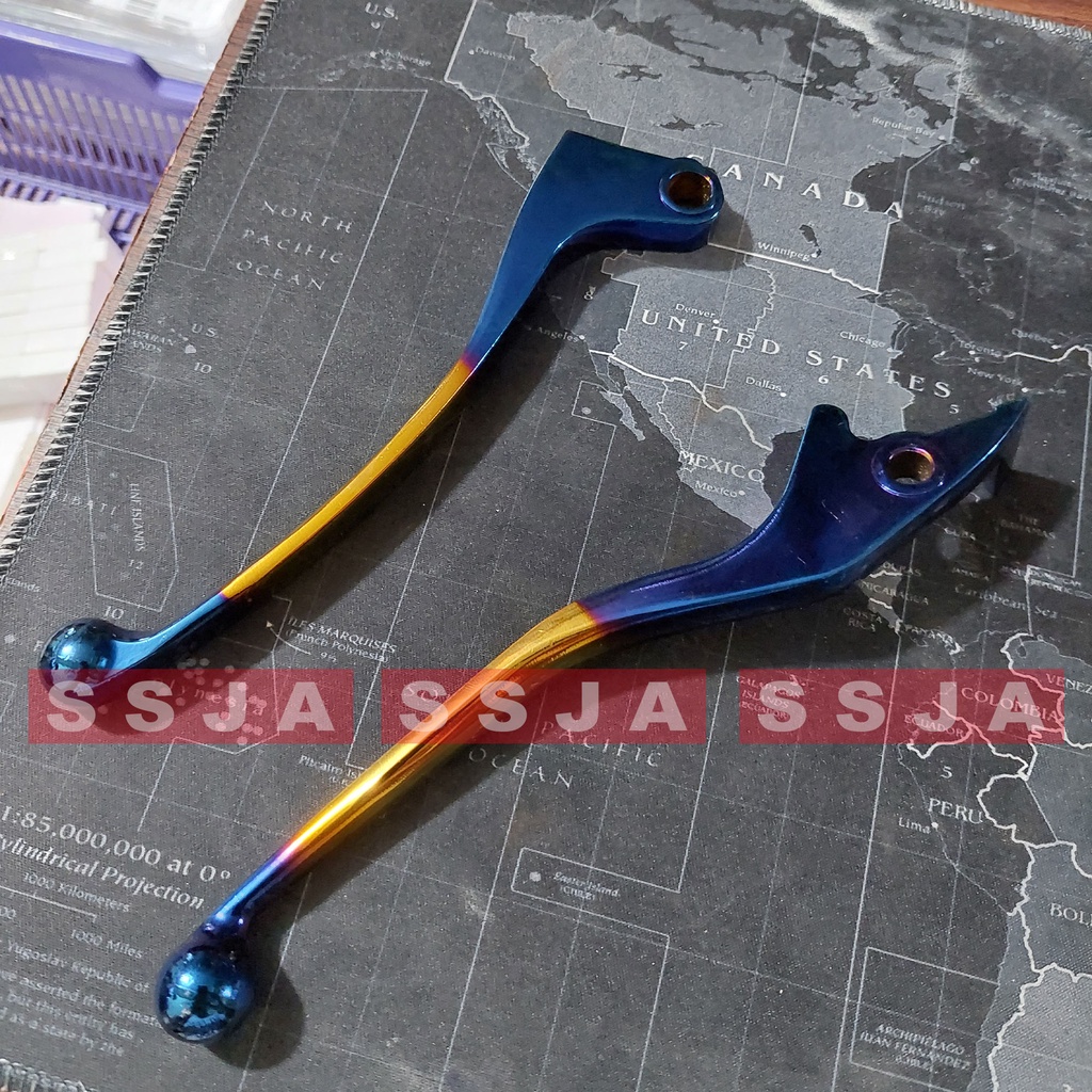 Handle Rem TIGER Satria FU CB150 Verza Gl Pro Honda Variasi TwoTone/ Handle Rem Kopling Tiger Satria FU CB150 Verza GL Pro TwoTone jykt