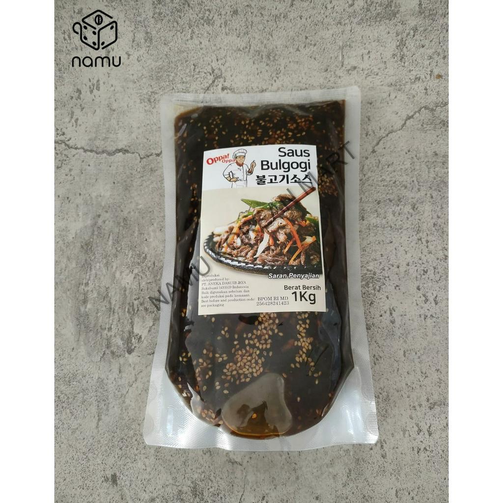 

Oppa Saus Bulgogi 1kg / Bulgogi Sauce / Saus Bulgogi Korea / Korean Sauce Bulgogi / Marinade Sauce