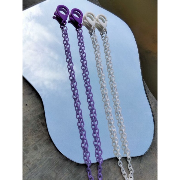 strap masker rantai akrilik strap masker Korea strap masker anak kalung masker