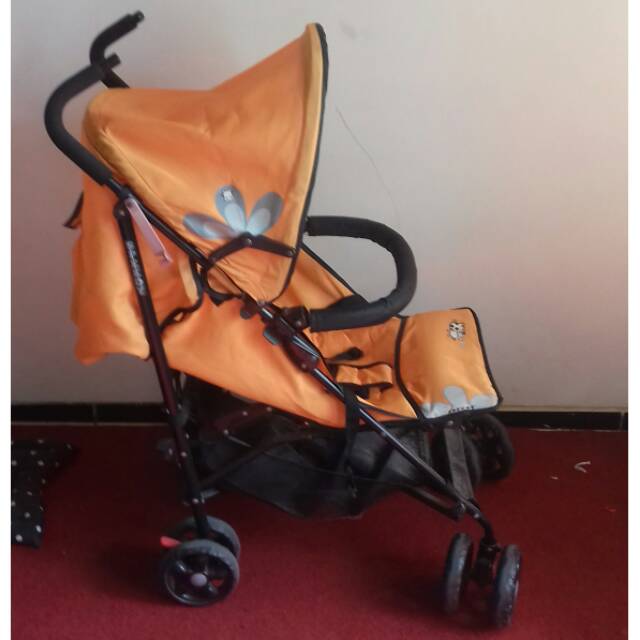 Stroller Pliko 168 Speedy FREE ALAS Stroller Polkadot Merk Magenta - Kereta Dorong Bayi