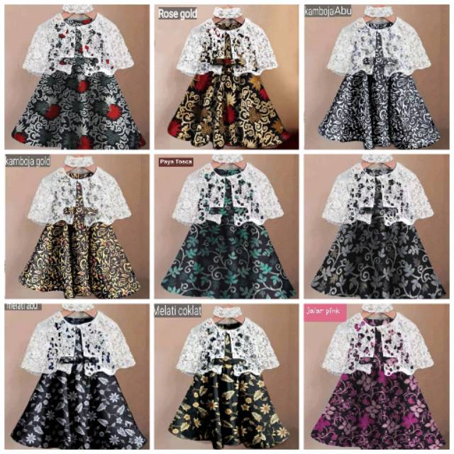 Dress kelly kid fashion dress batik anak