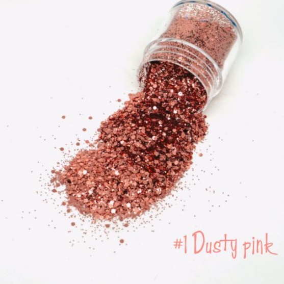 [GLITTER HEXAGON KASAR]-5gr Glitter squin kasar / glitter kasar mix / Glitter bentuk hexagon / glitt