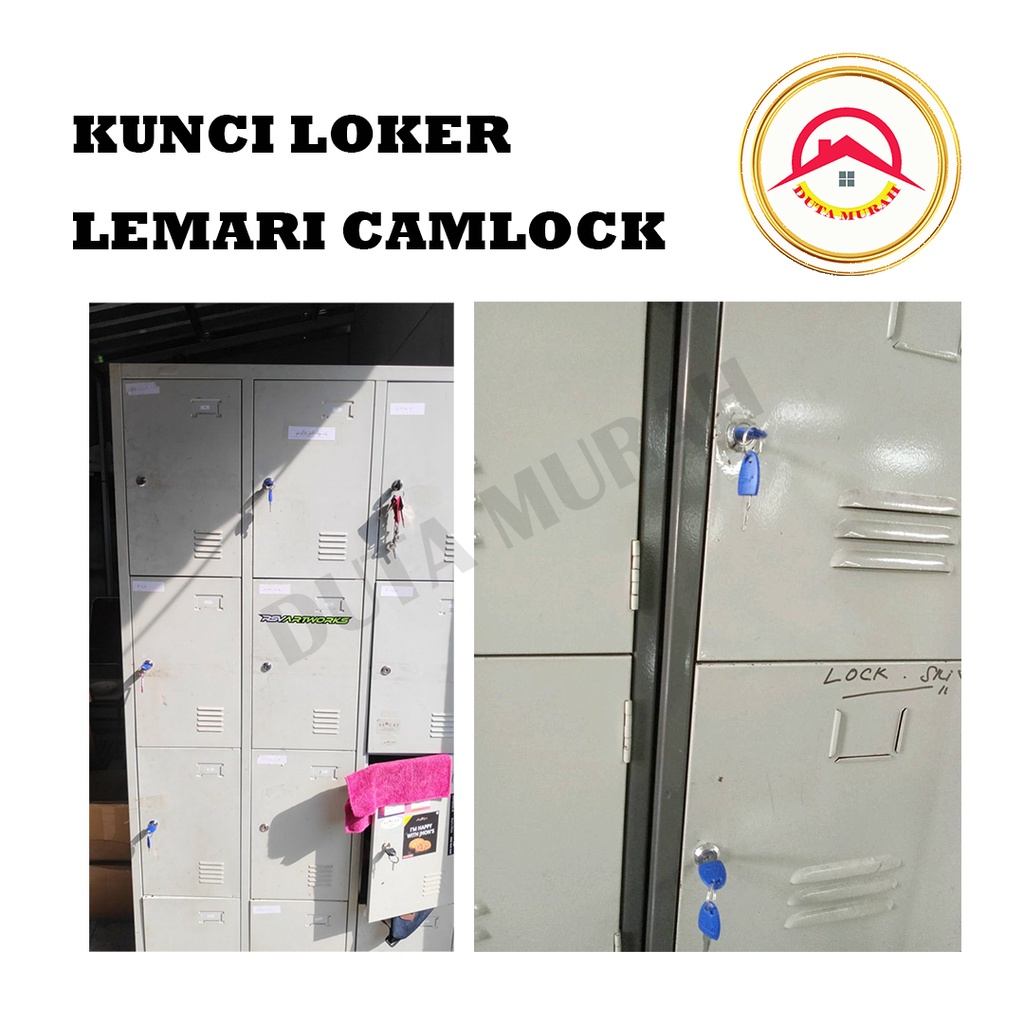 Kunci loker lemari /Laci 103... Camlock besi chrome..kwalitas terbaik