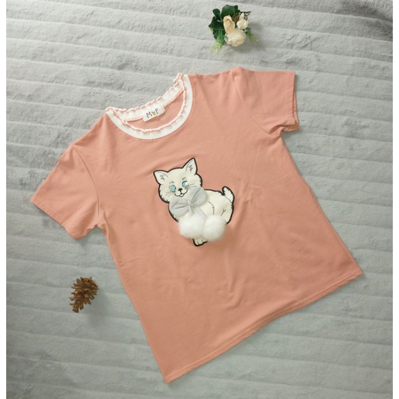 Preloved Kaos Wanita Orange