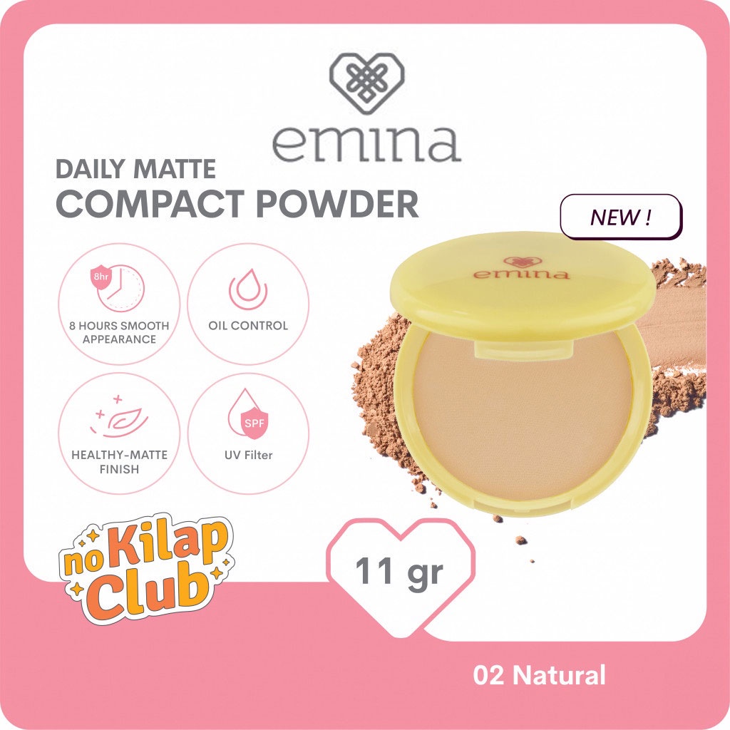 EMINA Daily Matte Compact Powder 11gr