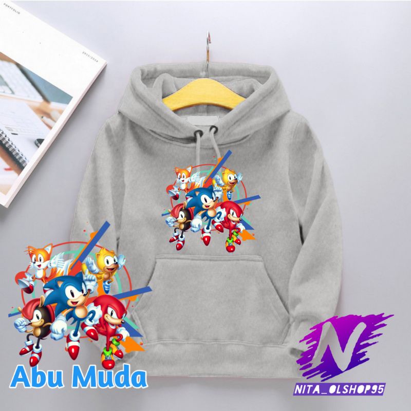 hoodie anak sonic hoodie sonic adventure sonic game animasi