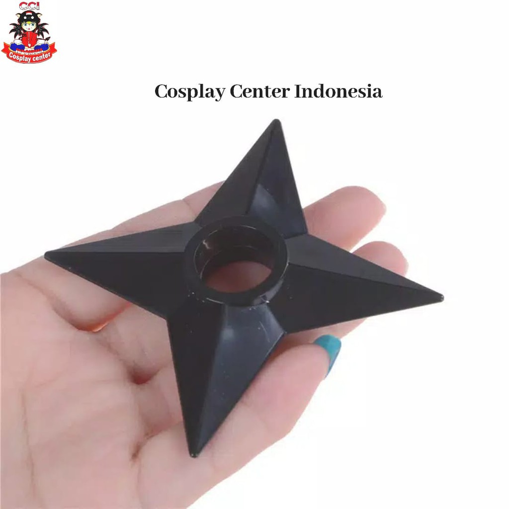 [Bisa COD] Suriken Naruto Bahan Plastik Cosplay Anime Naruto/ Mainan Ninja Naruto Shippuden