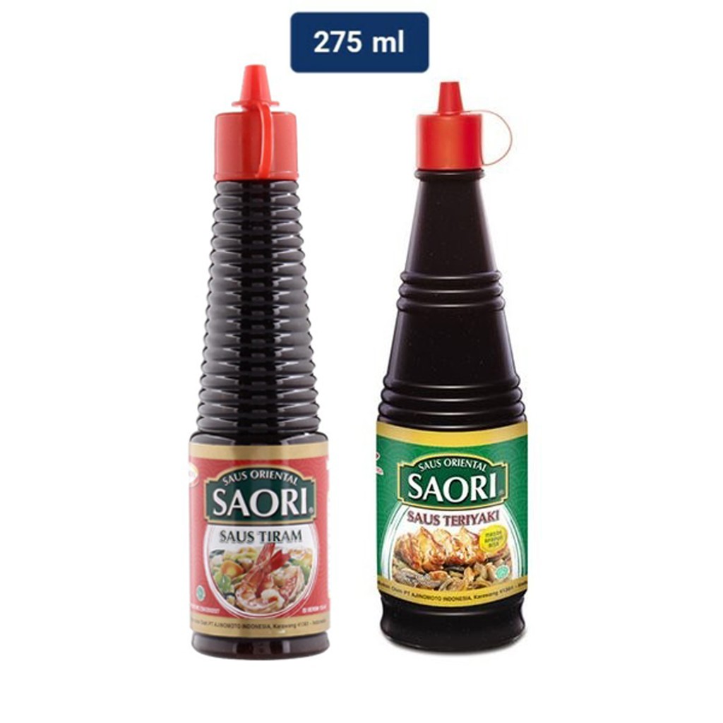 

SAORI Saus Tiram Teriyaki Botol 275 ml Ajinomoto 275ml saos Horeka