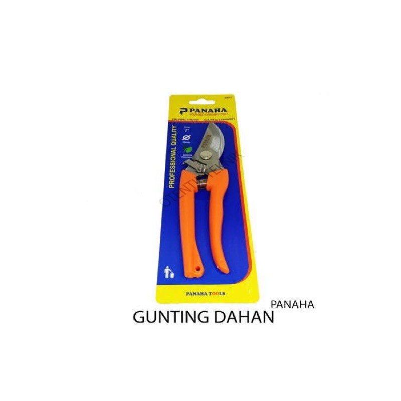 PANAHA GARDEN SCISSOR 7 INCH - GUNTING DAHAN 7 INCI - GUNTING RANTING 8302