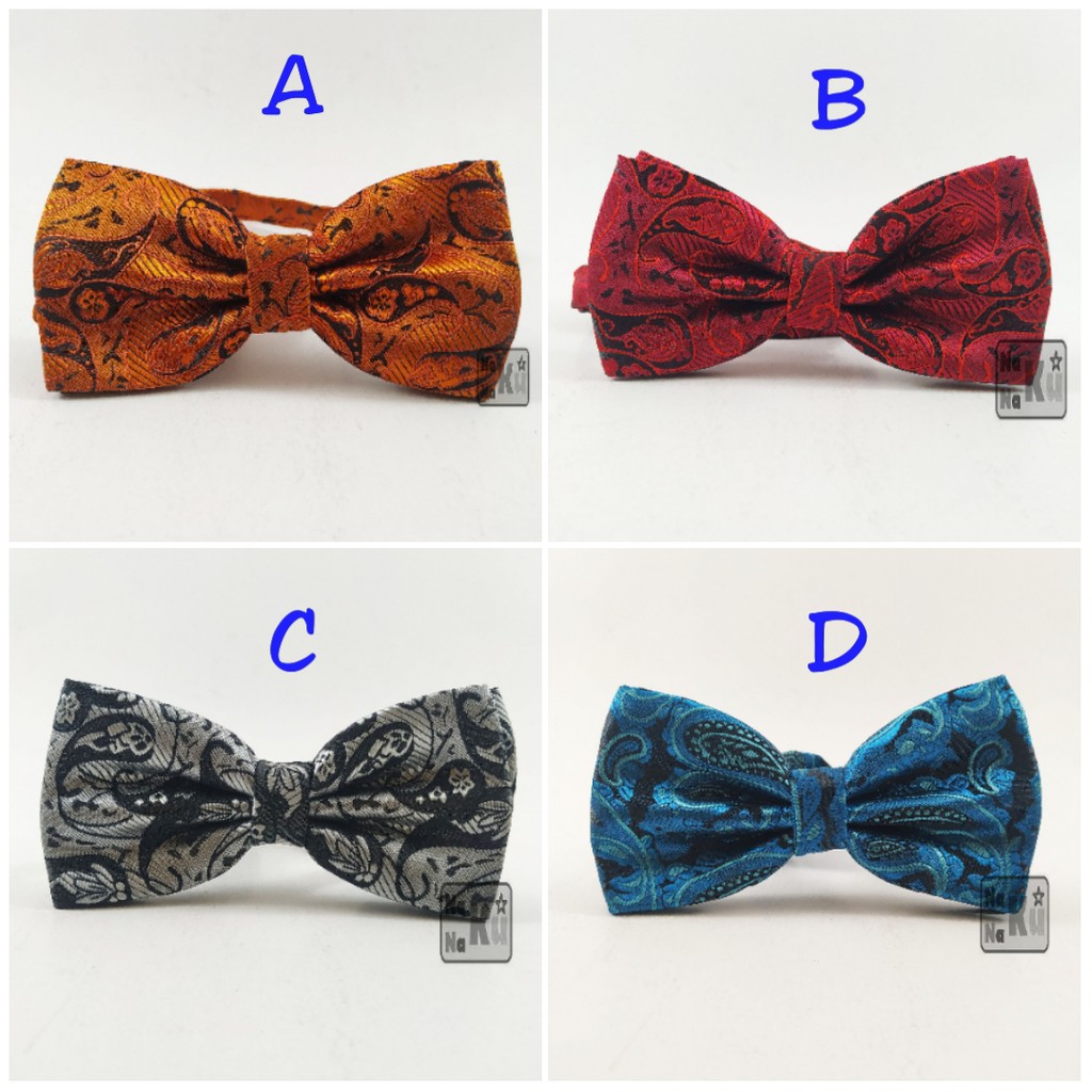 Dasi Kupu Kupu / Bowtie  dgn Motif Batik