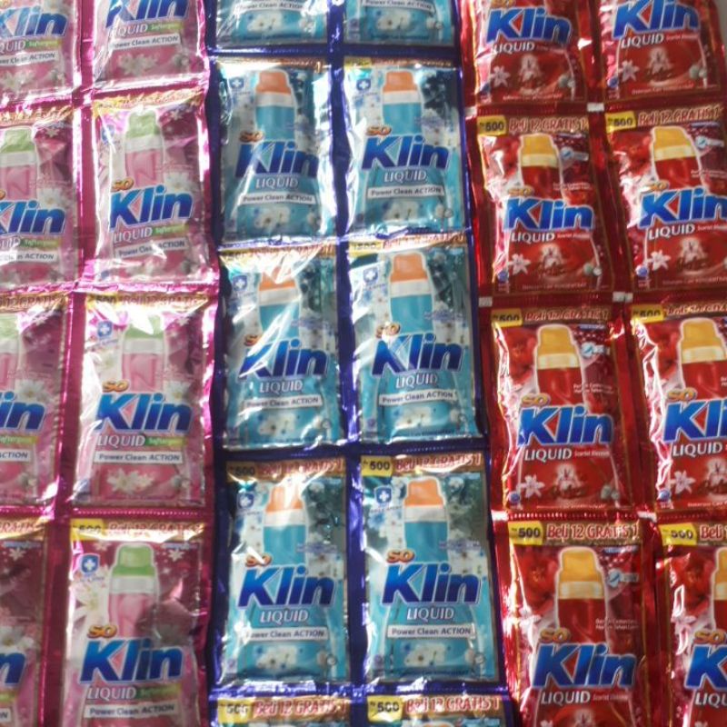 So klin liquid kemasan sachet