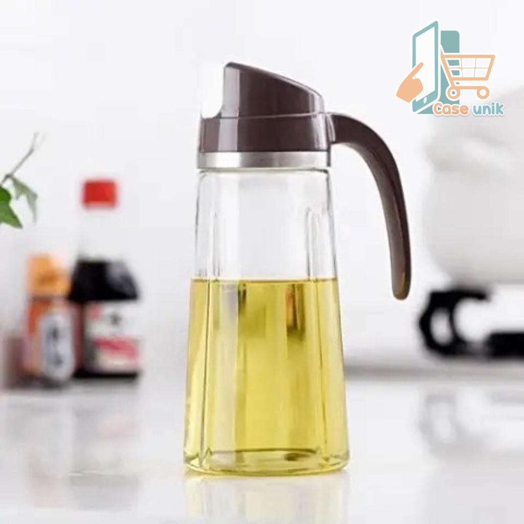 RT97 BOTOL KACA MINYAK GORENG KECAP CUKA OIL VINEGAR BOTTLE 360ML CS4027