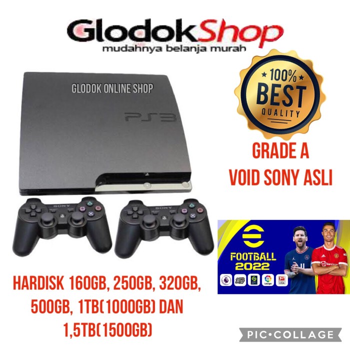 [Game/Console] Ps3 Slim Hardisk Internal 160Gb - 500Gb Full Game