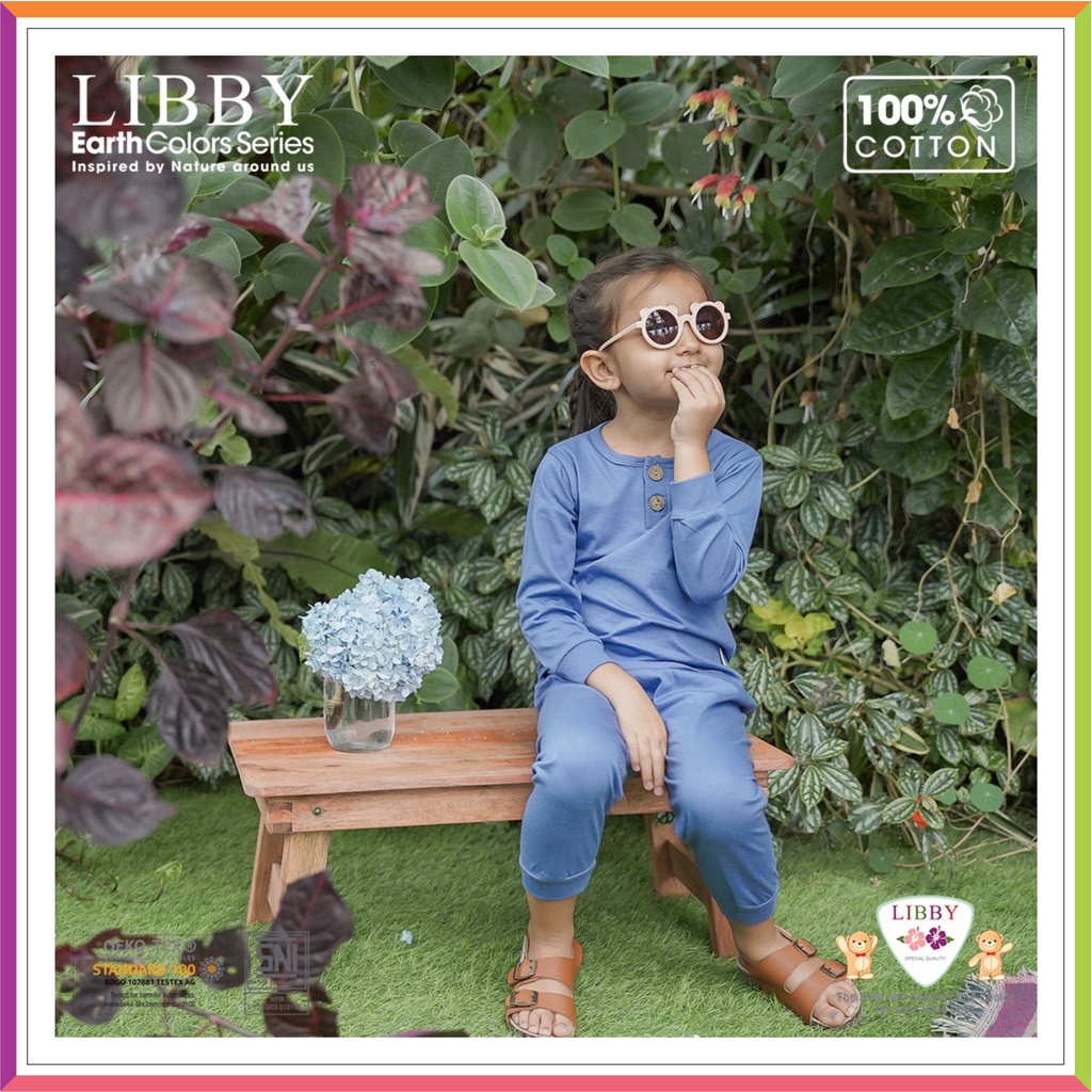 ❤ Fashionbabies ❤ [ TERBARU ] LIBBY FAVE SET EARTH COLOR SERIES | SETELAN OBLONG PANJANG