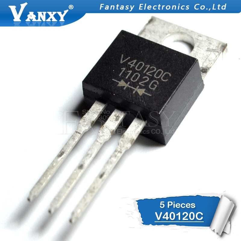 (Ready Stock) 5PCS V40120C TO-220 V40120C-40A 120V TO220 V40120C-E3/4W V40120C-E3 Dioda Schottky