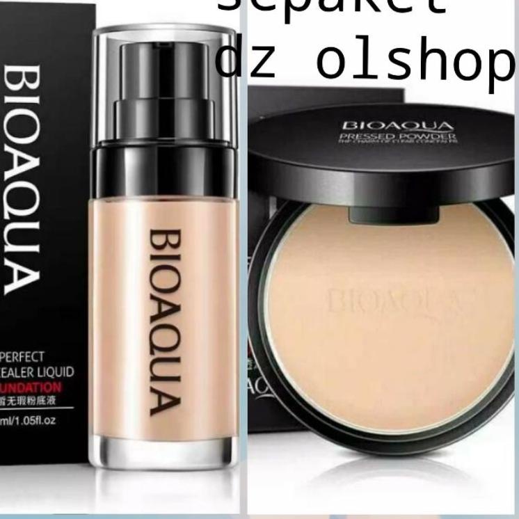 [KODE TKR7J] Bioaqua foundation & bedak padat kemasan baru