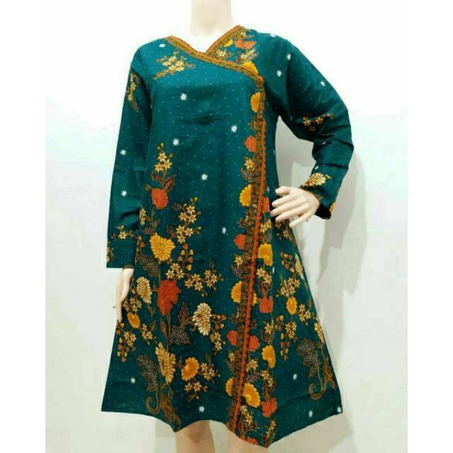 atasan batik baju tunik cocok untuk seragam kerja bg087 atasan batik baju tunik cocok untuk seragam kerja bg087