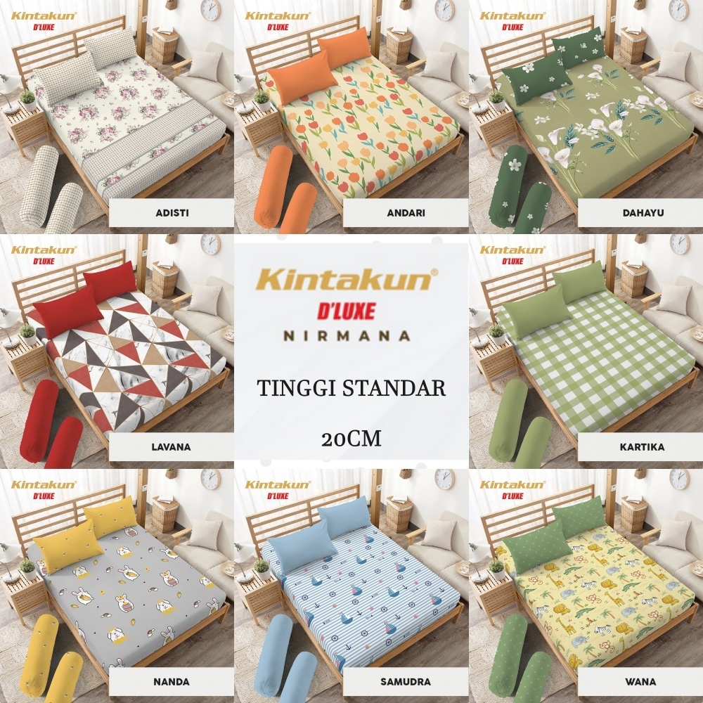 Kintakun Dluxe - Sprei Queen (160x200) Edisi Nirmana Terlaris pilihan