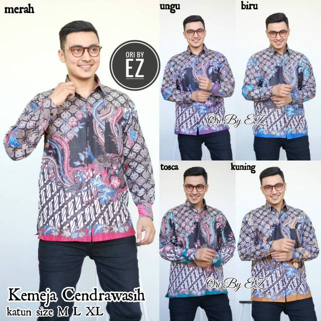 Kemeja Batik Katun Cendrawasih