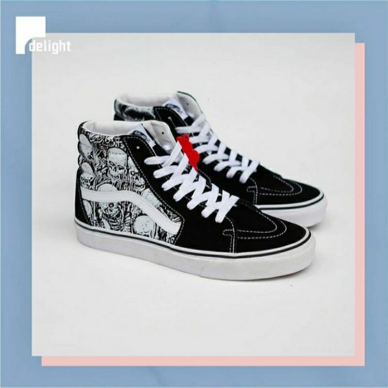 Sepatu Vans Sk8hi Forgotten Bones Original