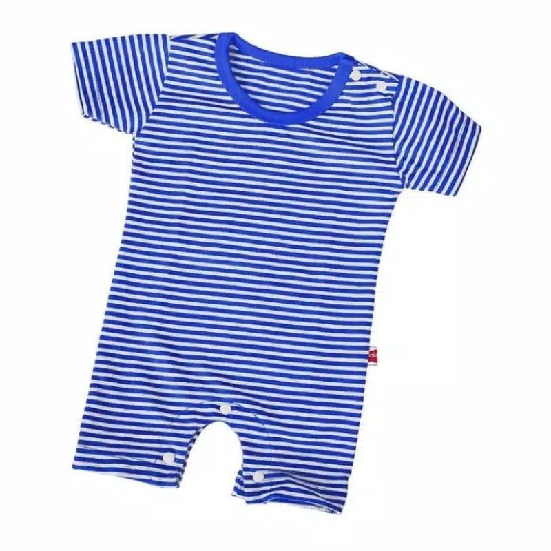 Dialogue DFB0012 Baby Bodysuit Stripe Short Sleeve A