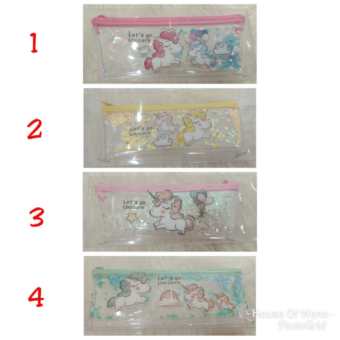 

Hadir Unicorn Transparant Pencil Case - Tempat Pensil Unicorn Transparant Gilaa!!!