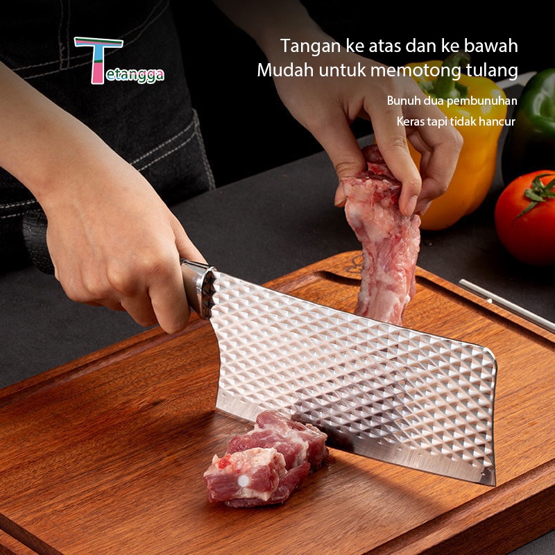 6 Pcs Diamond Pisau Stein cookware Set Pisau Dapur isi 7 pcs Stainless Steel Kitchen Knife Set