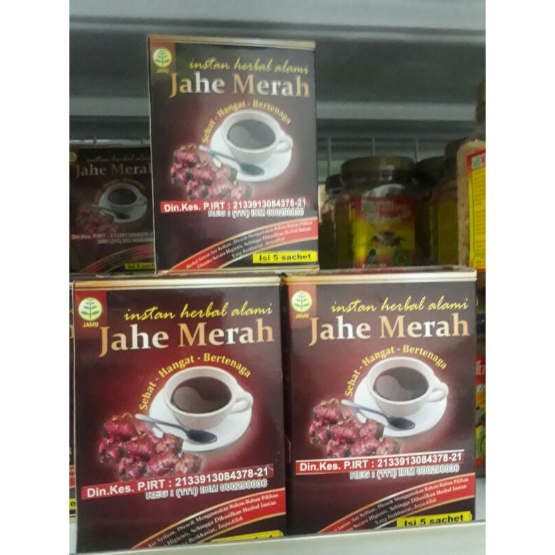 

JAHE MERAH INSTAN HERBAL ALAMI