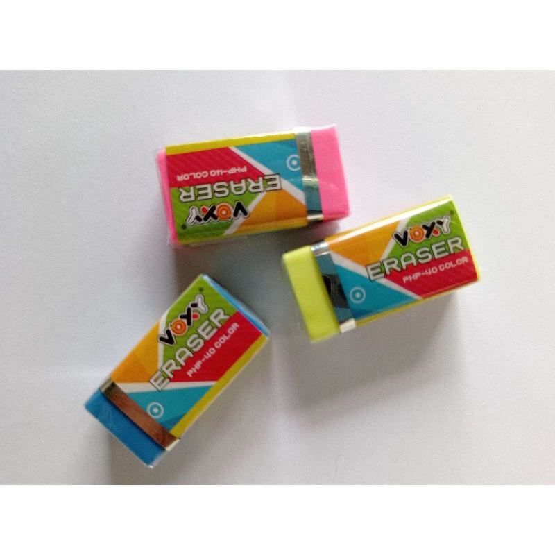 

Penghapus Pencil | Voxy Eraser Warna warni