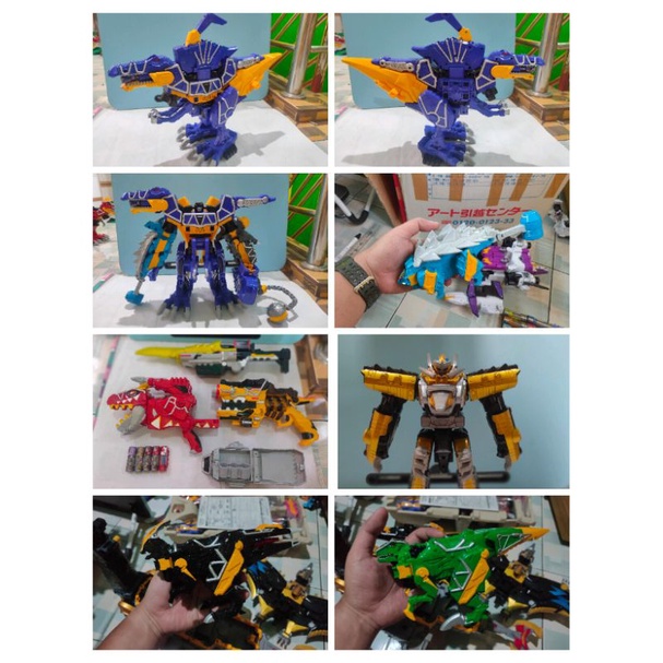 Dx Kyoryuger SET Pesanan Sheikh / Power Rangers Dino Charge Original Bandai Japan Version