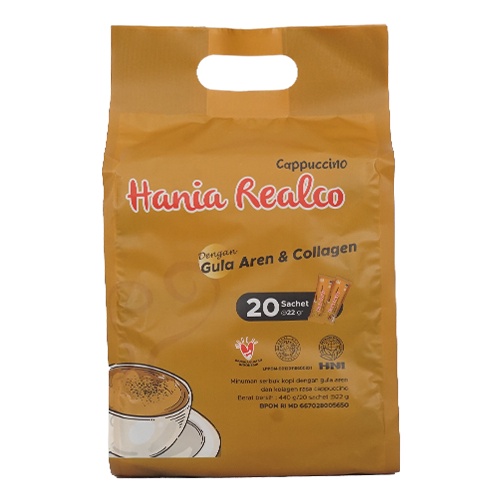 

HANIA REALCO CAPPUCCINO - New Product DC76 - Produk Asli - Expired Lama