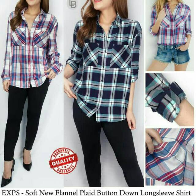 Kemeja flanel plaid express