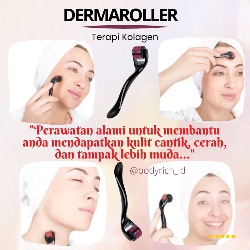 Dermaroller Stretchmark Derma Roller Paket Bopeng Penghilang Bekas Luka
