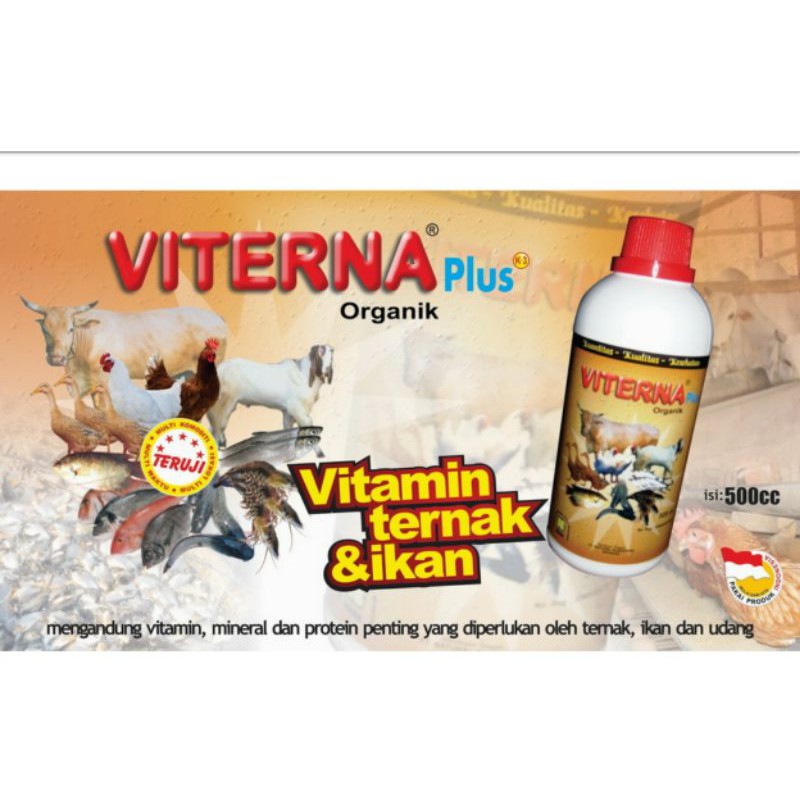 Viterna Nasa 500cc Vitamin Ternak dan Ikan