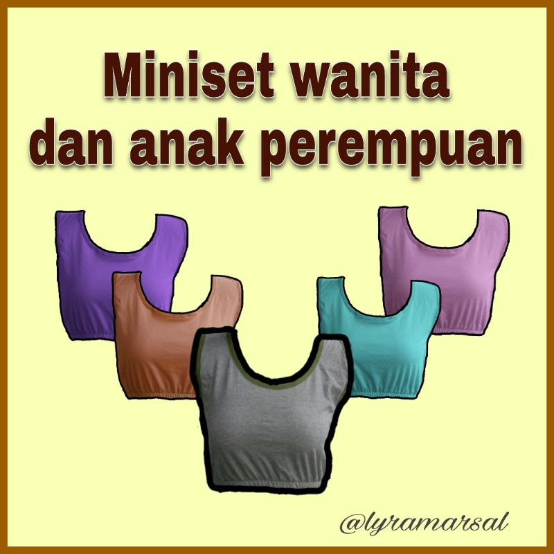 MINISET WANITA MURAH