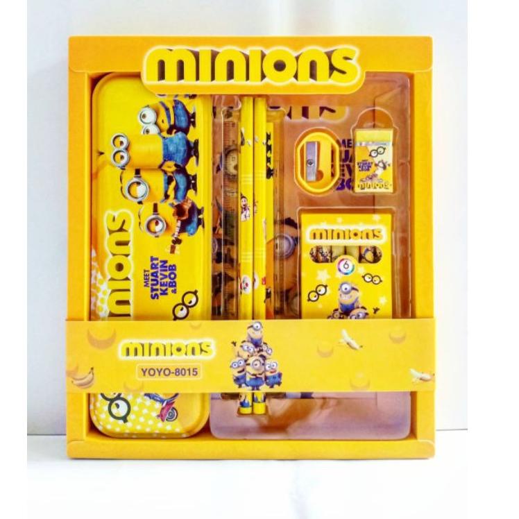 

[50] Kotak pensil set crayon / Alat tulis sekolah / stationary set / ATK karakter / pony /Spiderman / princess / minion 480DSEJ