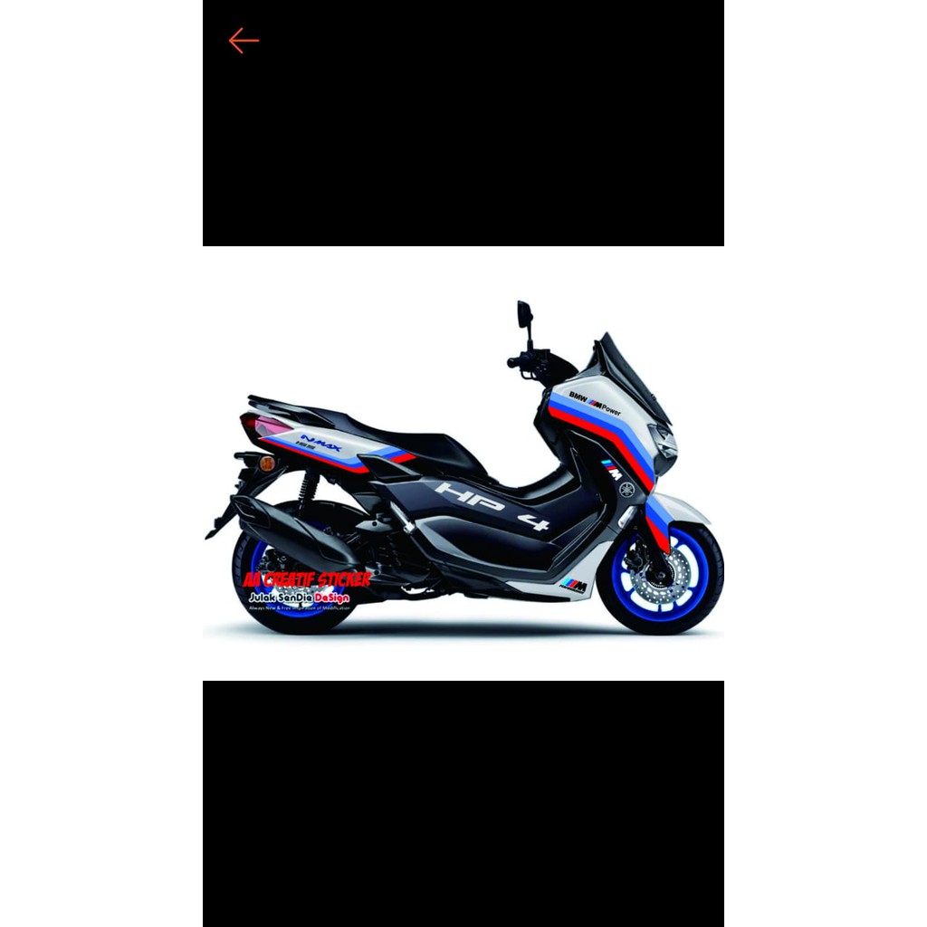 STRIPING YAMAHA NMAX 2020 LIVERY BMW