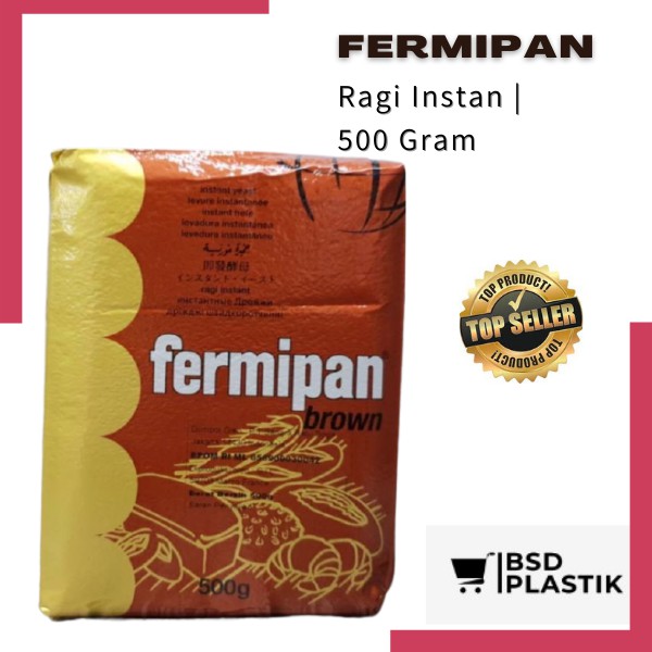 

Fermipan Brown 500 gram Ragi Instan Ragi Kering Ragi Instant Yeast Ragi Roti Instan Dry Yeast