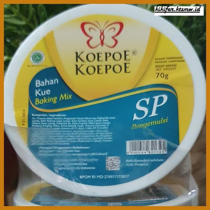 

Redwop-Gnikab- Koepoe Koepoe Sp Pengemulsi Bahan Kue 70Gr -Hallall.