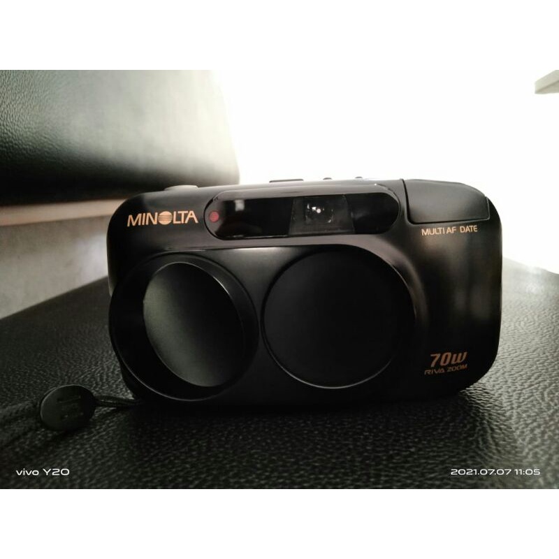 Kamera Analog MINOLTA RIVA ZOOM 70W Black Rare Edition