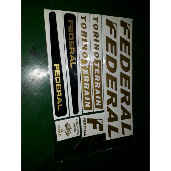 Promo cutting stiker federal torino terrain Berkualitas