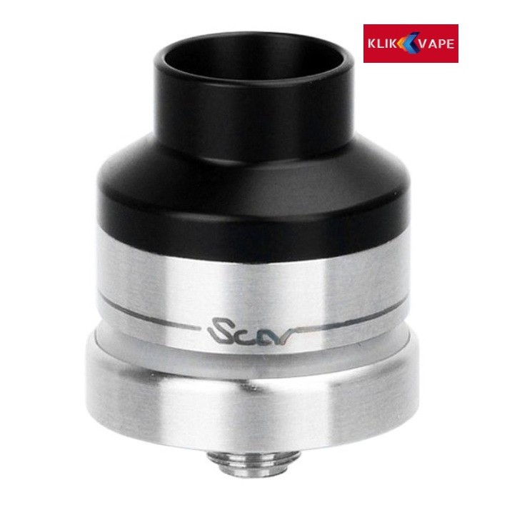 Scar Atty 22 RDTA Atomizer - SILVER [Clone SXK] KlikVapebandung