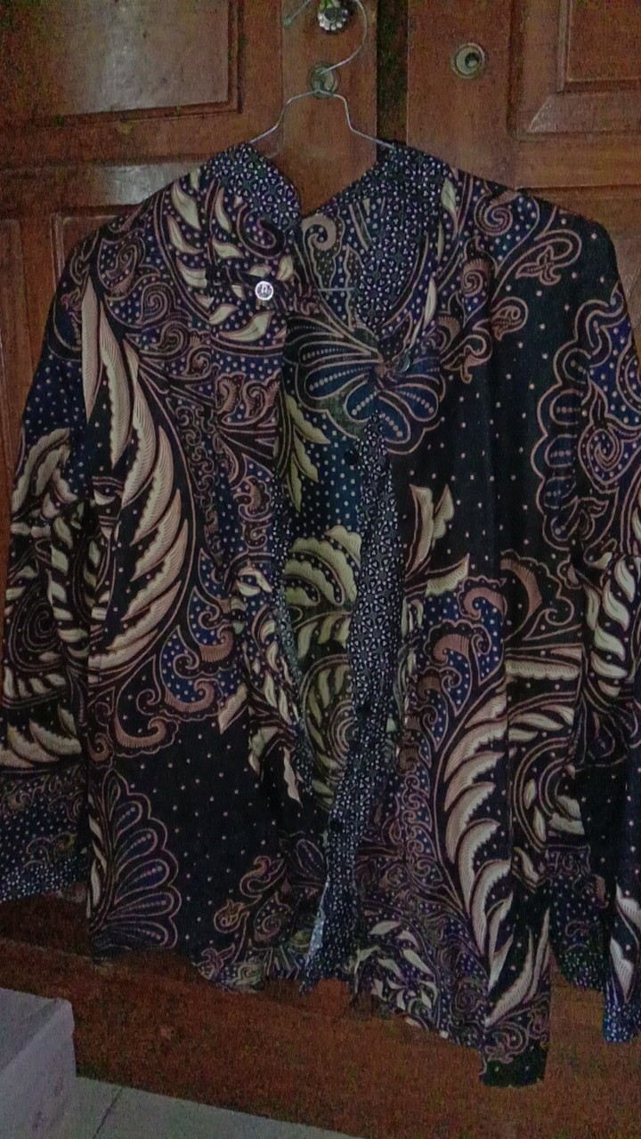 Batik Wanita Asj Sa Hrb026 Kenongo Kemeja Tosca Pendek