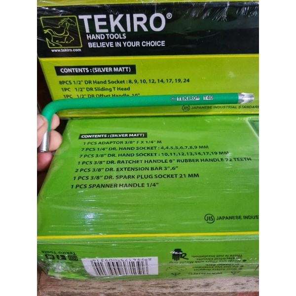 Kunci L Bintang T40 TEKIRO Kunci T 40 Stel Klep Harga Satuan HIJAU