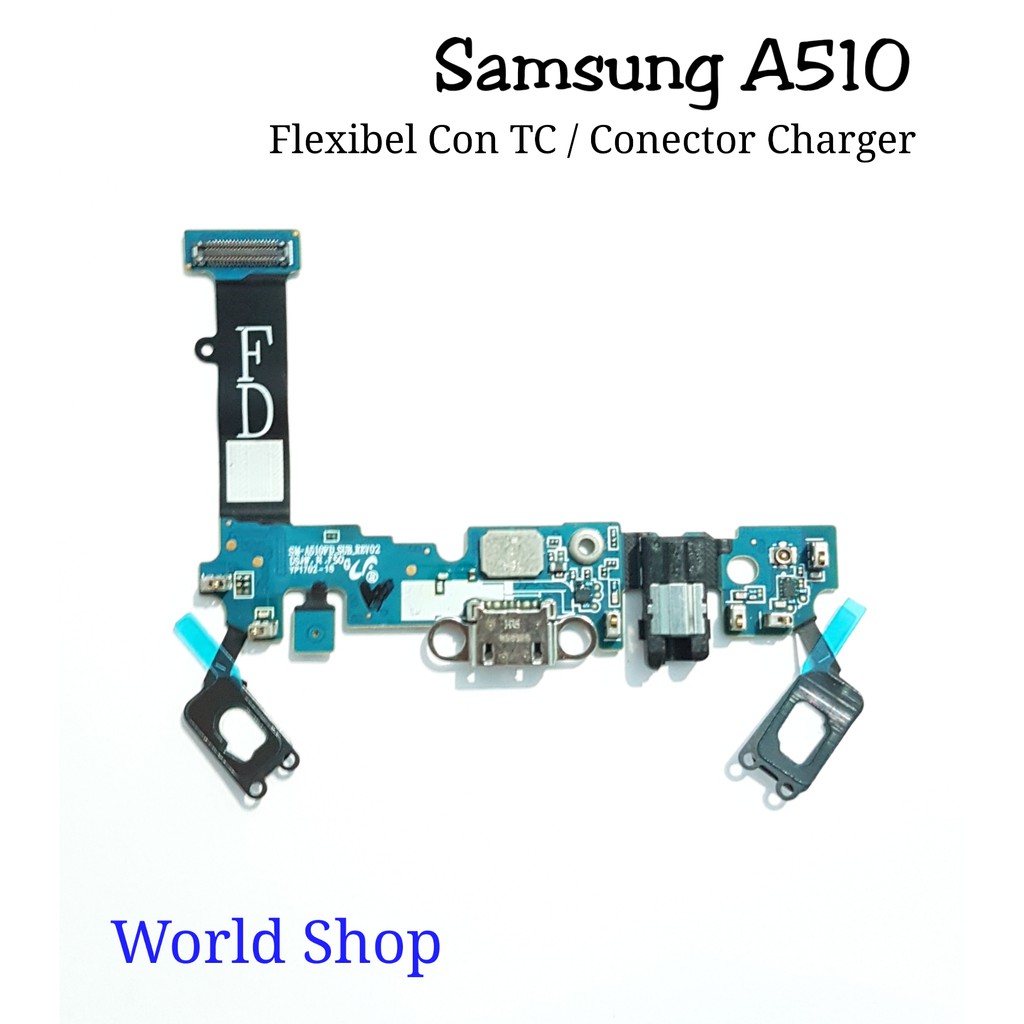 FLEXIBEL FLEXIBLE FLEKSIBEL CONECTOR CHARGER CON TC KONEKTOR CSA SAMSUNG A510F - A5 2016 TYPE F