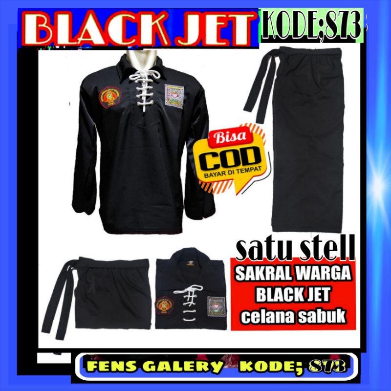 SERAGAM SAKRAL WARGA BLACK JET-SAKRAL BLACK JET-- SAKRAL  PSHT BLACK JET-SAKRAL WARGA  PSHT-BLACK JE