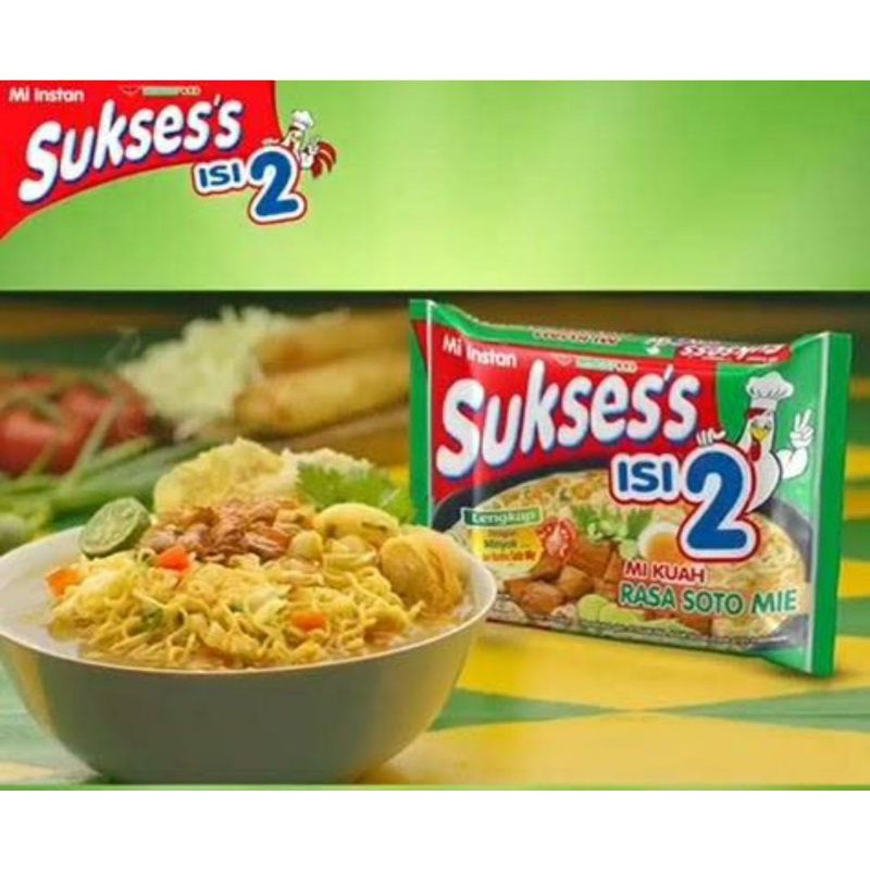 

Mie Sukses isi 2 Rasa Ayam 1dus